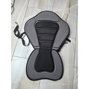 iROCKER Kayak Seat for Paddle Boards Black Gray Padded SUP Seat with Storage K1